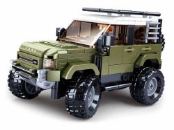 Sluban Model Bricks Auto anglický vůz SUV 317 dílků + 1 figurka (stavebnice)