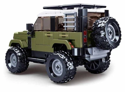 Sluban Model Bricks Auto anglický vůz SUV 317 dílků + 1 figurka (stavebnice)