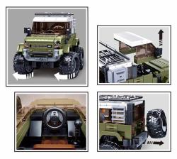 Sluban Model Bricks Auto anglický vůz SUV 317 dílků + 1 figurka (stavebnice)