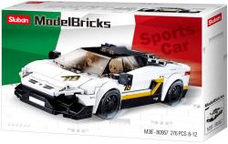 Sluban Model Bricks Auto bílý italský sporťák 276 dílků + 2 figurky (stavebnice) Sluban Model Bricks Auto bílý italský sporťák 276 dílků + 2 figurky (stavebnice)
