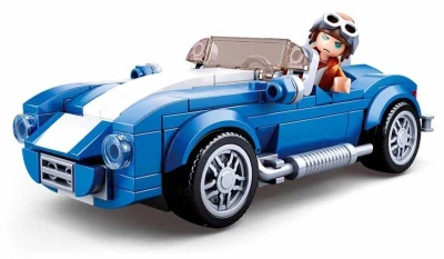 Sluban Model Bricks Auto športové kabriolet 169 dielikov + 1 figúrka (stavebnica)