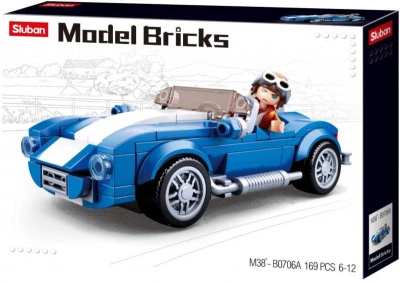 Sluban Model Bricks Auto sportovní kabriolet 169 dílků + 1 figurka (stavebnice) Sluban Model Bricks Auto sportovní kabriolet 169 dílků + 1 figurka (stavebnice)