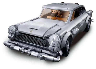 SLUBAN Model Bricks Auto tajného agenta 325 dílků + 1 figurka 2v1 (stavebnice)