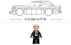 SLUBAN Model Bricks Auto tajného agenta 325 dílků + 1 figurka 2v1 (stavebnice)