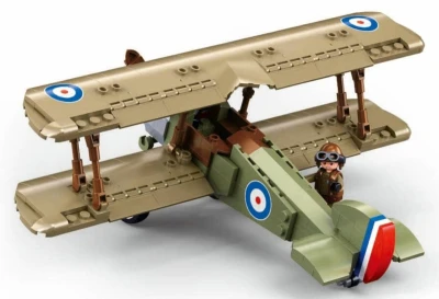Sluban Model Bricks Letadlo Sopwith Camel S 293 dílků + figurka (stavebnice)