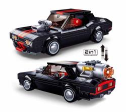 Sluban Model Bricks Pouliční závodní auto 328 dílků + 1 figurka 2v1 (stavebnice)