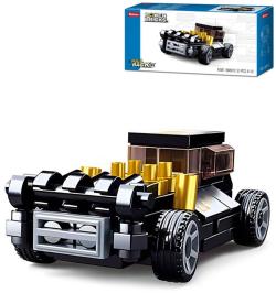 Sluban Power Bricks Auto černý Mod Rod zpětný chod 51 dílků (stavebnice)