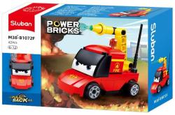 Sluban Power Bricks Auto hasiči s očima zpětný chod 42 dílků (stavebnice)