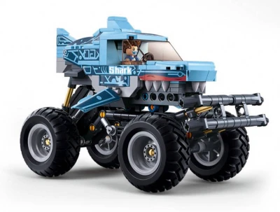Sluban Power Bricks Auto off-road žralok zpětný chod 273 dílků (stavebnice)