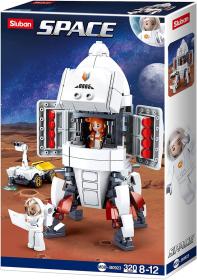 Sluban Space Přistávací modul expedice Saturn 320 dílků + 2 figurky (stavebnice)