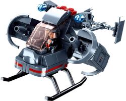 Sluban Space War Hlídkový vrtulník 107 dílků + 1 figurka 6v1 (stavebnice)