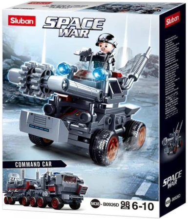 Sluban Space War Útočný voz 98 dielikov + 1 figúrka 6v1 (stavebnica) Sluban Space War Útočný voz 98 dielikov + 1 figúrka 6v1 (stavebnica)