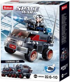 Sluban Space War Vozidlo s vodními děly 93 dílků + 1 figurka 6v1 (stavebnice) Sluban Space War Vozidlo s vodními děly 93 dílků + 1 figurka 6v1 (stavebnice)