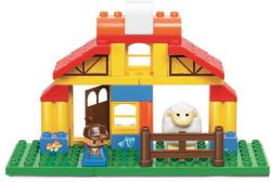 Sluban Stavebnice Veselá farma set 47 dílků + figurka 2ks v boxu
