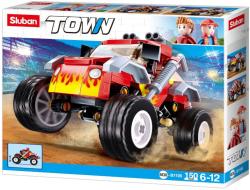 Sluban Town Auto červené závodní off-road 150 dílků + 1 figurka (stavebnice)