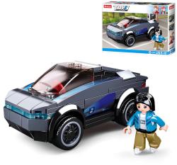Sluban Town Auto elektromobil 136 dílků + 1 figurka (stavebnice)