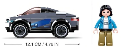 Sluban Town Auto elektromobil 136 dílků + 1 figurka (stavebnice)