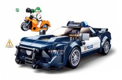 Sluban Town Auto policejní sportovní vůz 284 dílků + 2 figurky (stavebnice) Sluban Town Auto policejní sportovní vůz 284 dílků + 2 figurky (stavebnice)