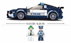 Sluban Town Auto policejní sportovní vůz 284 dílků + 2 figurky (stavebnice)