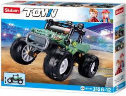 Sluban Town Auto zelené závodní off-road 155 dílků + 1 figurka (stavebnice)