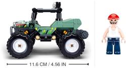 Sluban Town Auto zelené závodní off-road 155 dílků + 1 figurka (stavebnice)