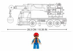 Sluban Town Autojeřáb s demoliční koulí 293 dílků + figurka (stavebnice)