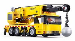 Sluban Town Autojeřáb s demoliční koulí 293 dílků + figurka (stavebnice)