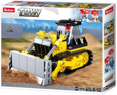 Sluban Town Buldozer 231 dílků + 1 figurka (stavebnice)
