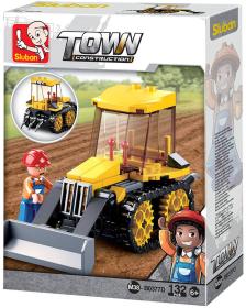 Sluban Town Buldozer malý 132 dílků + 1 figurka (stavebnice) Sluban Town Buldozer malý 132 dílků + 1 figurka (stavebnice)