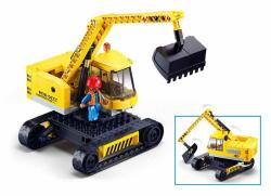 Sluban Town Pásový bagr rypadlo 152 dílků + figurka (stavebnice)