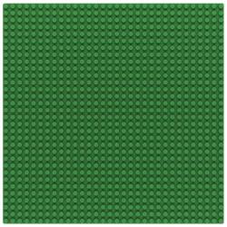 Sluban Základní deska zelená 25x25cm podložka na stavění pro stavebnice