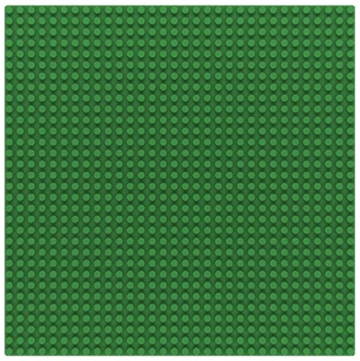 Sluban Základní deska zelená 25x25cm podložka na stavění pro stavebnice