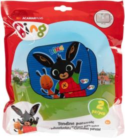 Sluneční clona králíček Bing baby stínítko set 2ks na sklo do auta