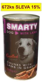 SMARTY Dog Veal/Telecí chunks, konzerva 1240 g SMARTY Dog Veal/Telecí chunks, konzerva 1240 g
