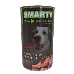 SMARTY Dog Zvěřina chunks, konzerva 1240 g (bal. 6 ks)