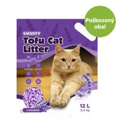 Smarty Tofu Cat Litter Lavender podestýlka 12 l - Poškozený obal - %
