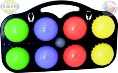 Směr HRA Petanque 8 koulí plast petangue koule sada