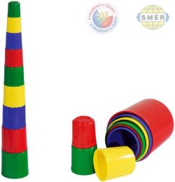 Směr SMĚR Kubus (kostky) pyramida kulatá Plast BABY Směr SMĚR Kubus (kostky) pyramida kulatá Plast BABY