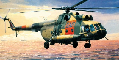 Směr Model helikoptéra Mil Mi-8 SAR 1:72 stavebnice vrtulníku 101 dílků