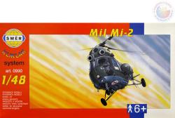 Směr SMĚR Model helikoptéra VRTULNÍK Mi 2 1:48 (stavebnice vrtulníku)