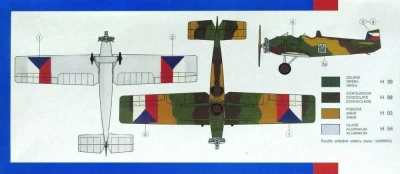 Směr Model letadlo Avia BH 11 1:48 (stavebnice letadla)