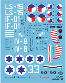 Směr SMĚR Model letadlo Avia S-199 plastová stavebnice letadla 1:72