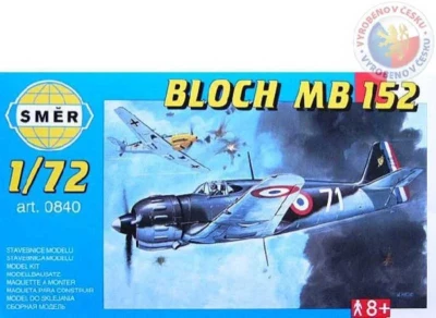 Směr Model letadlo Bloch MB 152 1:72 (stavebnice letadla)