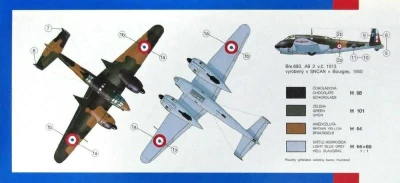 Směr Model letadlo Breguet 693 1:72 (stavebnice letadla)