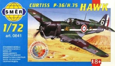 Směr Model letadlo Curtiss P-36 1:72 (stavebnice letadla) Směr Model letadlo Curtiss P-36 1:72 (stavebnice letadla)
