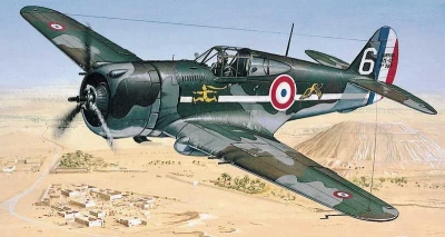Směr Model letadlo Curtiss P-36 1:72 (stavebnice letadla)