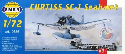 Směr Model letadlo Curtiss SC1 Seahawk 1:72 (stavebnice letadla) Směr Model letadlo Curtiss SC1 Seahawk 1:72 (stavebnice letadla)