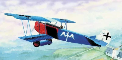 Směr Model letadlo Fokker D-VII 1:48 (stavebnice letadla)