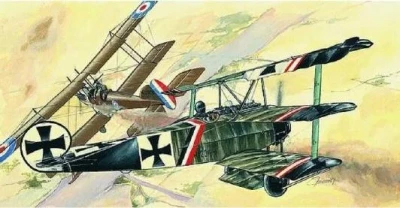 Směr Model letadlo Fokker Dr.1 1:44 (stavebnice letadla)