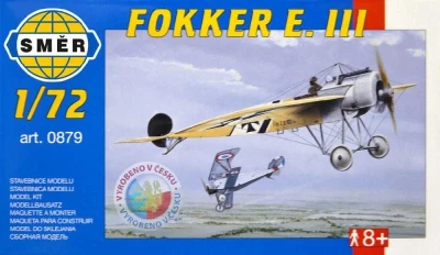 Směr Model letadlo Fokker E.III 1:72 (stavebnice letadla)